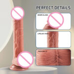 SexLure Realistic Silicone Dildo with Ergonomic Full Body Design - Image 6