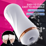 SexLure Aircraft Cup Silicone Device with Type C Charging and Vibration