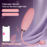 SexLure Crocodile Honey Telescopic Vibrating Dildo with 9 Frequencies and App Control - Image 5