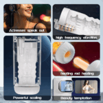 SexLure LCD Telescopic Heated Device with Intelligent Vibration System - Image 5