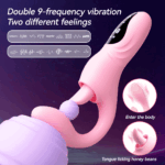 SexLure Ye Ying Half-Curved Vibrator with Tongue Licking and Heating - Image 4