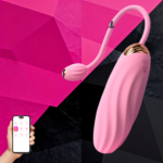 SexLure Crocodile Honey Telescopic Vibrating Dildo with 9 Frequencies and App Control