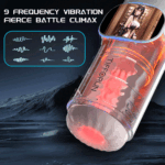 SexLure LCD Telescopic Heated Masturbation Device with Multi Mode Control - Image 5