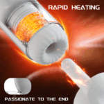 SexLure LCD Telescopic Heated Masturbation Device with Multi Mode Control - Image 6