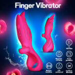 SexLure Six Finger Magic Set Wearable Liquid Silicone Vibrator with 12 Vibration Modes & Magnetic Charging - Image 2