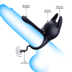 SexLure Little Devil Dual Stimulation Vibrating Cock Ring with 10 Modes - Image 2