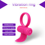 SexLure Quiet Waterproof Silicone Vibrating Ring for Couples - Image 2