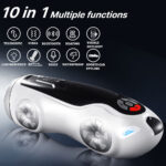 SexLure Bluetooth Telescopic Aircraft Cup with Heating and LCD Control - Image 5