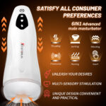 SexLure Six in One Intelligent Aircraft Cup with LCD Touch Control - Image 2