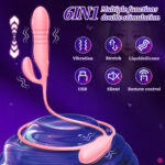 SexLure Double-Headed Telescopic Vibrator with 12 Vibration Modes - Image 9