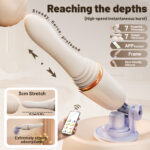 SexLure App Controlled Telescopic Vibrator with Dual Point Stimulation - Image 2