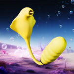 SexLure Manta Ray Sucking Retractable Vibrator With 9 Modes LCD Display USB Charging - Image 5