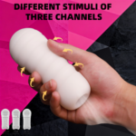 SexLure Triple Texture Manual Stroker Soft Elastic Waterproof Reusable