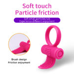 SexLure Quiet Waterproof Silicone Vibrating Ring for Couples - Image 13