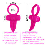 SexLure Quiet Waterproof Silicone Vibrating Ring for Couples - Image 14