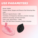 SexLure Dragon and Phoenix Pad Vibrating Massager for Unisex Use - Image 6