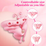 SexLure Butterfly Nipple Clamps with 12 Vibration Modes - Image 5