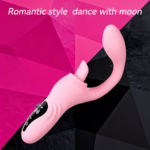 SexLure Ye Ying Half-Curved Vibrator with Tongue Licking and Heating
