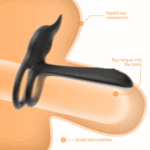 SexLure Triple Zone Waterproof Couples Ring with Remote Control - Image 4