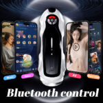 SexLure Bluetooth Telescopic Aircraft Cup with Heating and LCD Control - Image 6