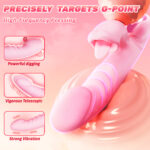 SexLure Orgasm Booster G-Spot Vibrator with Telescopic and Licking Functions - Image 7
