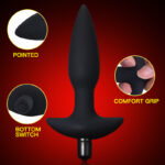 SexLure Waterproof Silicone Prostate Massager with Multi Mode Vibration - Image 3