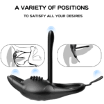 SexLure Little Devil Dual Stimulation Vibrating Cock Ring with 10 Modes - Image 4