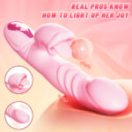 SexLure Orgasm Booster G-Spot Vibrator with Telescopic and Licking Functions - Image 8