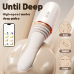 SexLure App Controlled Telescopic Vibrator with Dual Point Stimulation - Image 4