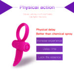 SexLure Quiet Waterproof Silicone Vibrating Ring for Couples - Image 5