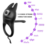 SexLure Little Devil Dual Stimulation Vibrating Cock Ring with 10 Modes - Image 5