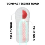 SexLure Triple Texture Manual Stroker Soft Elastic Waterproof Reusable - Image 5