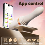 SexLure App Controlled Telescopic Vibrator with Dual Point Stimulation - Image 5