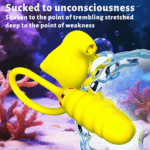 SexLure Manta Ray Sucking Retractable Vibrator With 9 Modes LCD Display USB Charging - Image 8