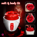 SexLure Magic Tongue Vibrator with 10 Frequency Tongue Licking and Waterproof Design - Image 10