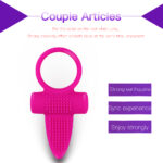 SexLure Quiet Waterproof Silicone Vibrating Ring for Couples - Image 6