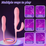 SexLure Double-Headed Telescopic Vibrator with 12 Vibration Modes - Image 2