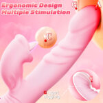 SexLure Orgasm Booster G-Spot Vibrator with Telescopic and Licking Functions - Image 2