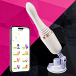 SexLure App Controlled Telescopic Vibrator with Dual Point Stimulation