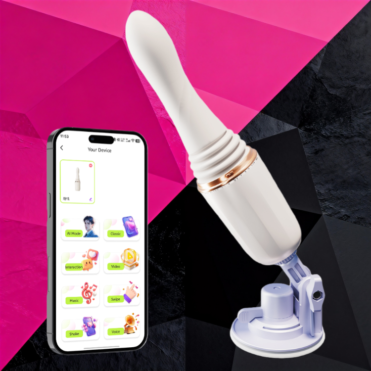 6 SexLure App Controlled Telescopic Vibrator with Dual Point Stimulation - Image 1
