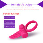 SexLure Quiet Waterproof Silicone Vibrating Ring for Couples - Image 7