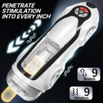 SexLure Bluetooth Telescopic Aircraft Cup with Heating and LCD Control - Image 11