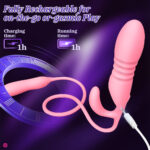 SexLure Double-Headed Telescopic Vibrator with 12 Vibration Modes - Image 3
