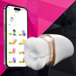 SexLure App Controlled Tongue Sucking Vibrator with Soft Silicone