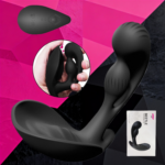 SexLure Beetle Vibrating Butt Plug Remote Controlled Anal Toy with 12 Modes for Prostate and Testicular Bliss