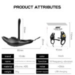 SexLure Little Devil Dual Stimulation Vibrating Cock Ring with 10 Modes - Image 9