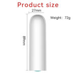 SexLure Waterproof Silent Vibration Bullet With 10 Powerful Modes USB Rechargeable - Image 9