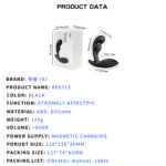 SexLure Beetle Vibrating Butt Plug Remote Controlled Anal Toy with 12 Modes for Prostate and Testicular Bliss - Image 10