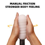 SexLure Triple Texture Manual Stroker Soft Elastic Waterproof Reusable - Image 10