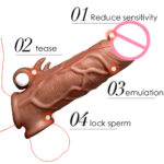 SexLure Silicone Delay Ring Extension Durable Reusable Easy Clean Design - Image 5